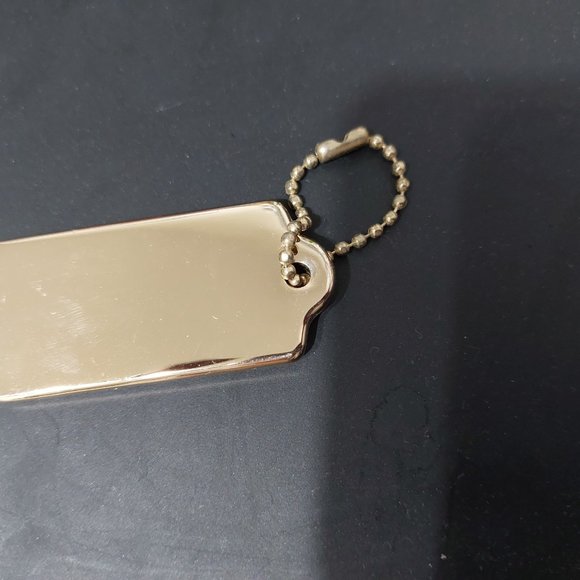 Coach Gold Metal Keyring or Keychain - Picture 5 of 5